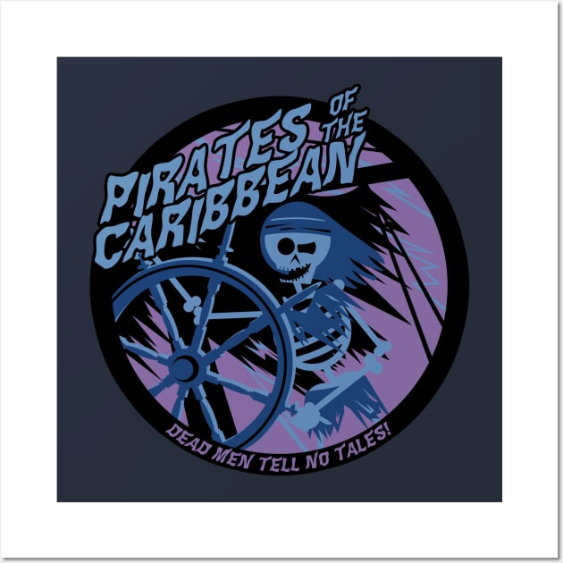 Pirates of the Caribbean (purple and blue) Wall Art by brodiehbrockie